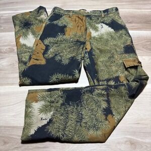 Vintage Cabela's Konifer Camo Pants Mens 34 Pine Needle Dry-Plus Hunting Trouser